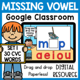 Middle Sound SET 1 CVC for Google Classroom Distance Learning