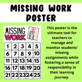 Missing Work Tracker Poster