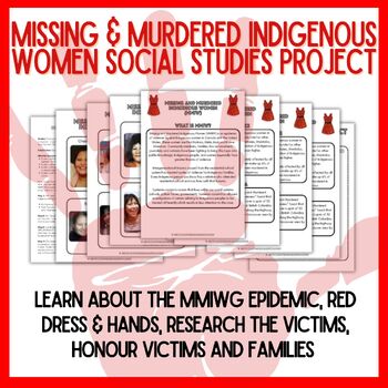 Preview of Missing and Murdered Indigenous Women and Girls - Social Studies Project