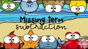 Preview of Missing Term Subtraction