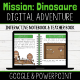 Mission: Dinosaure - French DIGITAL Interactive Notebook GOOGLE