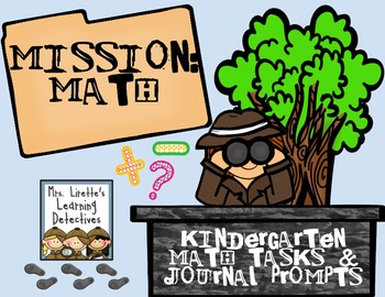Preview of Mission: Math {Kindergarten Math Tasks and Journal Prompts}