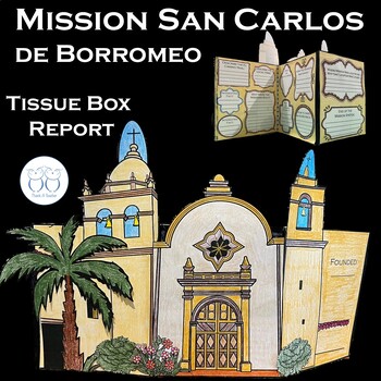 Preview of Mission San Carlos Borromeo Engaging Tissue Box Report