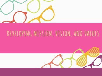 Preview of Mission, Vision, and Values Planning Guide