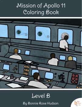 Preview of Mission of Apollo 11 Coloring Book-Level B
