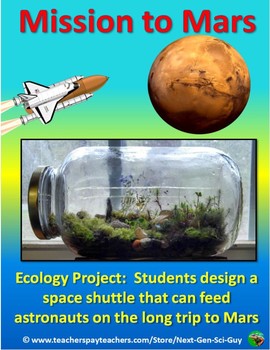 Preview of Mission to Mars Lab: Design a Ship to Feed Astronauts |NGSS| Distance Learning