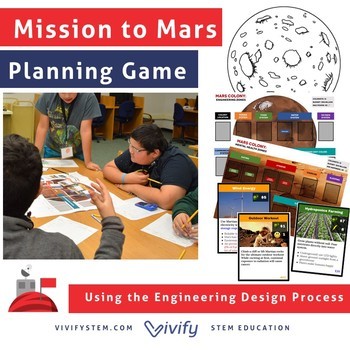 Preview of Mission to Mars Planning Game (Mars Habitat STEM Project)