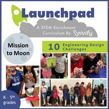 Preview of Mission to Moon: Elementary STEM Curriculum Unit (STEM Club or STEM Camp)