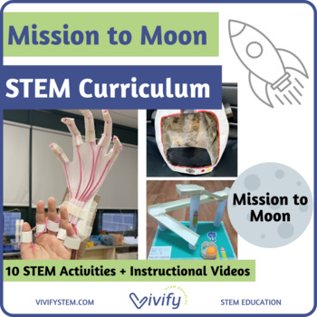 Preview of Mission to Moon Middle School STEM Curriculum Unit (Space Exploration)