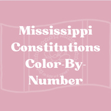 Mississippi Constitutions Color-By-Number