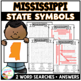 Mississippi State Symbols Word Search Puzzle Worksheets