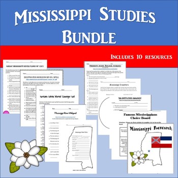 Preview of Mississippi Studies Bundle