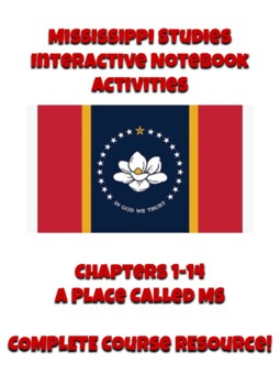 Preview of Mississippi Studies Complete Interactive Notebook Activities