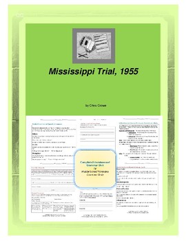 Preview of Mississippi Trial, 1955 Complete Literature and Grammar Unit