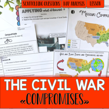 Preview of Missouri Compromise, Compromise of 1850, Kansas Nebraska Act, Fugitive Slave Law