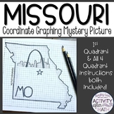 Missouri Coordinate Graphing Picture 1st Quadrant & ALL 4 
