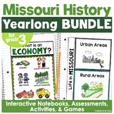 Missouri History BUNDLE Interactive Notebooks and Enrichme