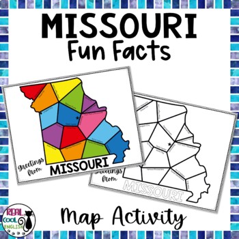 Preview of Missouri Map Activity | Fun State Facts