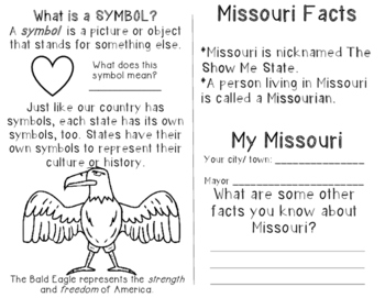 missouri symbols state booklet coloring rescue resources created