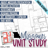 Missouri Unit Study with Interactive Notebook with Digital