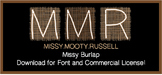 Missy Burlap Font {Commercial & Personal Use!}