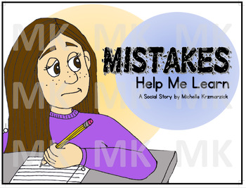 It is OK to Make Mistakes (3 PARTS, 3 SOCIAL STORIES) by SMILING