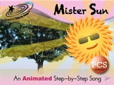 Mister Sun - Animated Step-by-Step Song - PCS