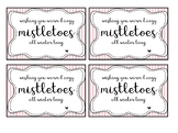 Mistletoes Christmas Gift Tag