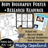 Misty Copeland Body Biography Research Poster + Reading Pa