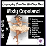 Misty Copeland ~ Creative Writing | Reading Comprehension 