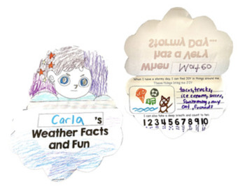 Preview of Misty the Cloud- A Very Stormy Day: Social Emotional Craft, Weather Activity ELA