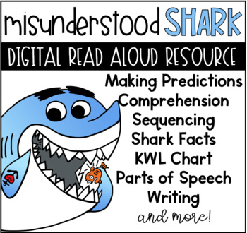 Preview of Misunderstood Shark Digital Reading Resource for Google Classroom™ Slides™