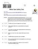 Miter Saw Safety Training and Safety Test (w/ my videos)