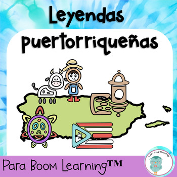 Preview of Leyendas puertorriqueñas - Boom Cards