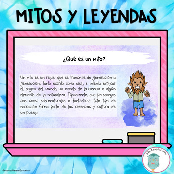 Mitos y leyendas - Presentación by Aula Azul Recursos | TPT