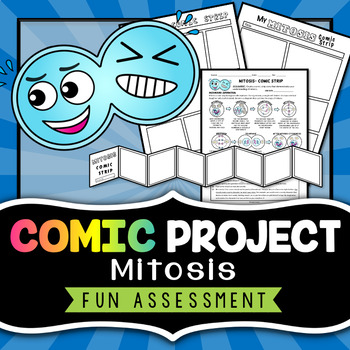 Preview of Mitosis Project - Comic Strip Activity - Fun Assessment