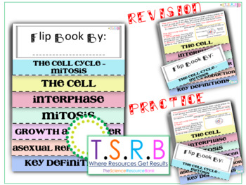 Preview of Mitosis Flip Book (Revision and Task) (Edexcel Biology B Matched)