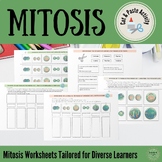 Mitosis Mastery Worksheet Set-Hands on Cut, Paste, Explain