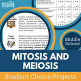 Mitosis & Meiosis - Student Choice Projects - Grades 6, 7, 8