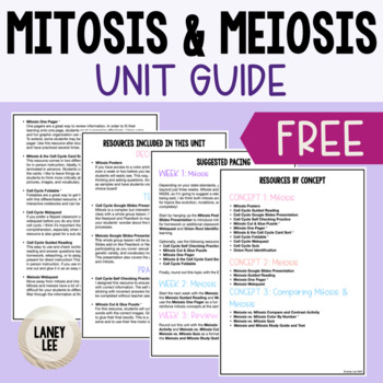 Preview of Mitosis & Meiosis Unit Plan