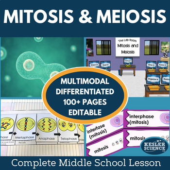 Preview of Mitosis and Meiosis Complete 5E Lesson Plan