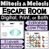 Mitosis & Meiosis Activity: Biology Escape Room (Cell Cycl