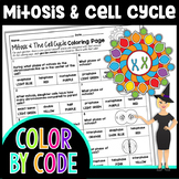 Mitosis and The Cell Cycle Color By Number | Science Color