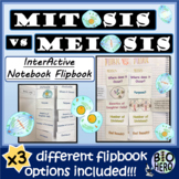 Mitosis vs Meiosis Flipbook/foldable