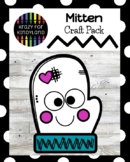 Mitten Craft Pack for Winter Activity, Morning Work, Centers