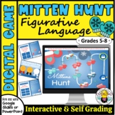 Figurative Language Self-Grading Game | Mitten Hunt Digital Game