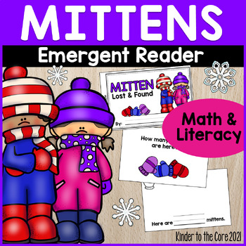 Preview of Emergent Reader | Numbers 0-10; Colors; Sight Words | Mitten Lost & Found 