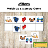 Mittens Match-Up and Memory Game (Visual Discrimination & 