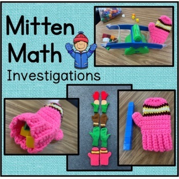 Preview of Mitten Math Investigations, Measurement Activities, Winter Math