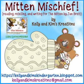 Preview of Mitten Mischief! {reading, retelling & writing for The Mitten by Jan Brett}